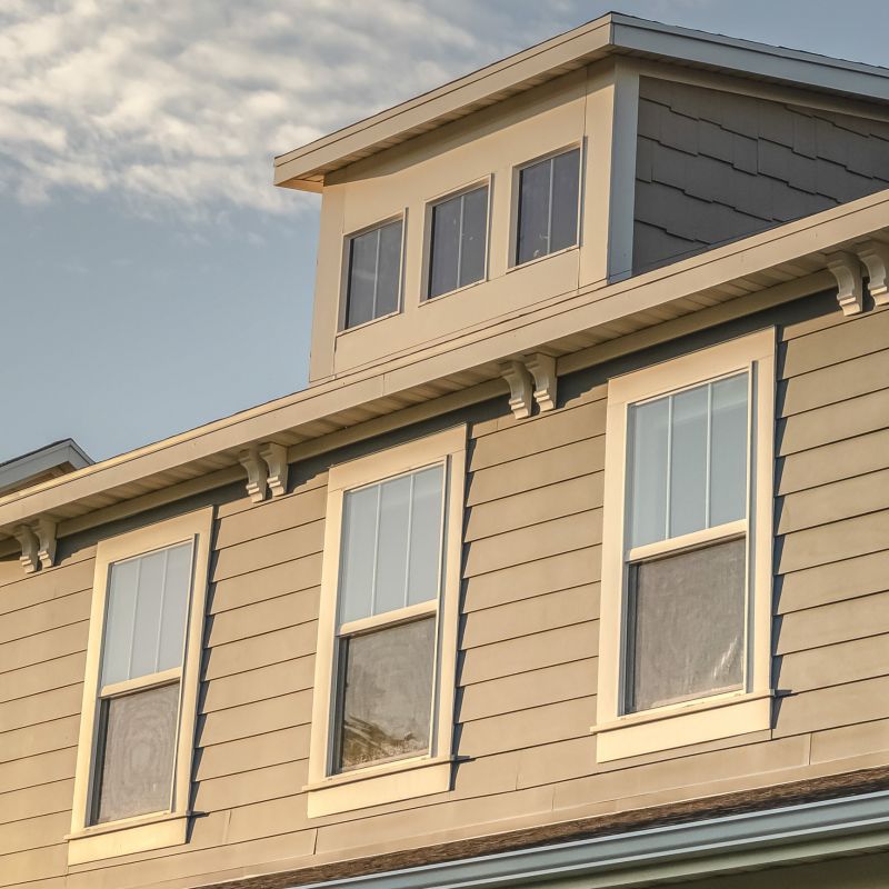 Traditional Home with New Windows